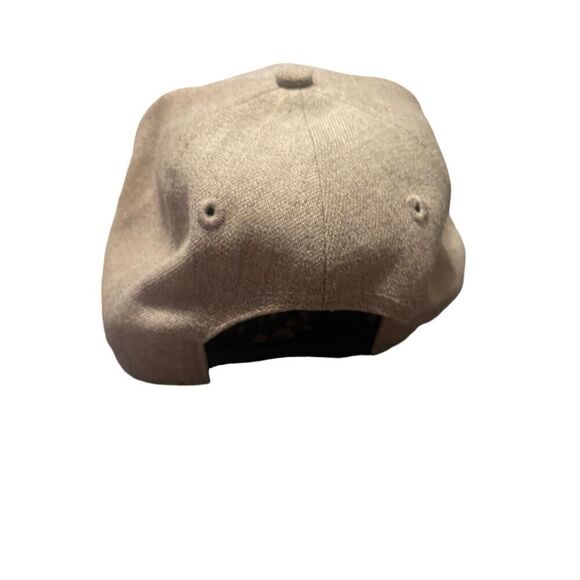 New Era Youth Tan Wool Blend NBA Utah Jazz 9Fifty Snapback Hat Adjustable - Picture 3 of 6